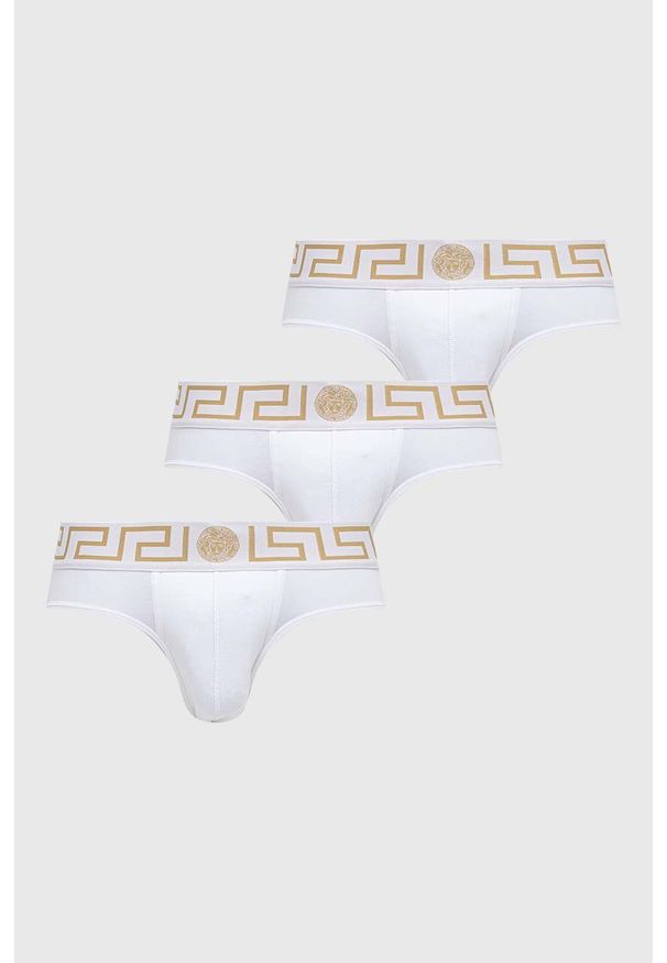 VERSACE - Versace slipy męskie kolor biały. Kolor: biały