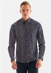 Pako Lorente - PAKO LORENTE – Koszula męska P22WF-1X-026-G-S. Typ kołnierza: kołnierzyk klasyczny. Materiał: bawełna, elastan. Długość rękawa: długi rękaw. Długość: długie. Wzór: kwiaty. Styl: klasyczny #8