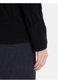 TOMMY HILFIGER - Tommy Hilfiger Golf WW0WW46791 Czarny Regular Fit. Typ kołnierza: golf. Kolor: czarny. Materiał: wełna #2