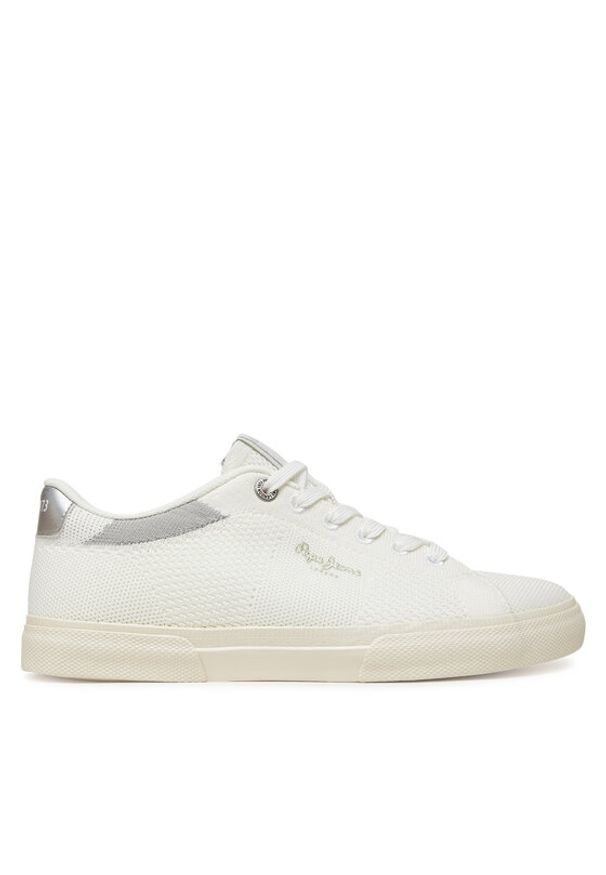 Pepe Jeans Sneakersy Kenton Knit PLS31601 Biały. Kolor: biały. Materiał: materiał