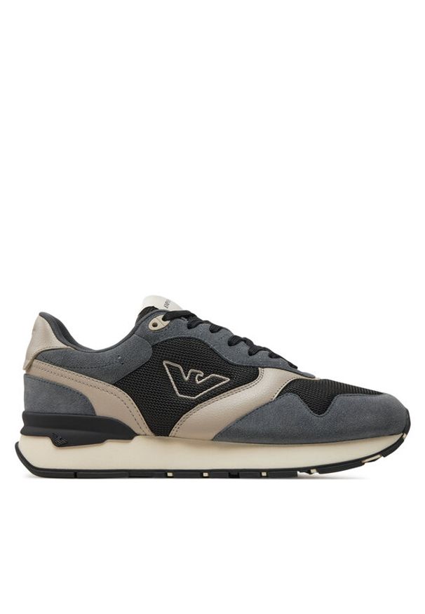 Emporio Armani Sneakersy X4X642 XN951 T835 Szary. Kolor: szary. Materiał: materiał