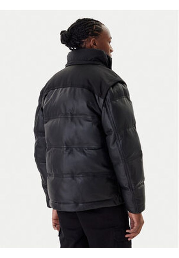 BOSS - Boss Kurtka skórzana Jolam 50522219 Czarny Relaxed Fit. Kolor: czarny. Materiał: skóra