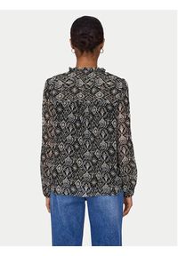 only - ONLY Bluzka Ditsy 15229700 Czarny Regular Fit. Kolor: czarny. Materiał: syntetyk #5