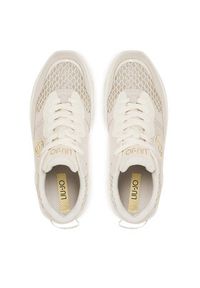 Liu Jo Sneakersy Steffy 01 BF5061 PX239 Écru. Materiał: zamsz, skóra #3