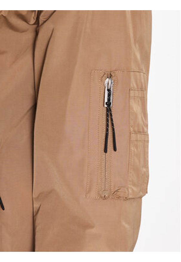 Lindbergh Kurtka bomber 30-321000 Brązowy Regular Fit. Kolor: brązowy. Materiał: bawełna, syntetyk