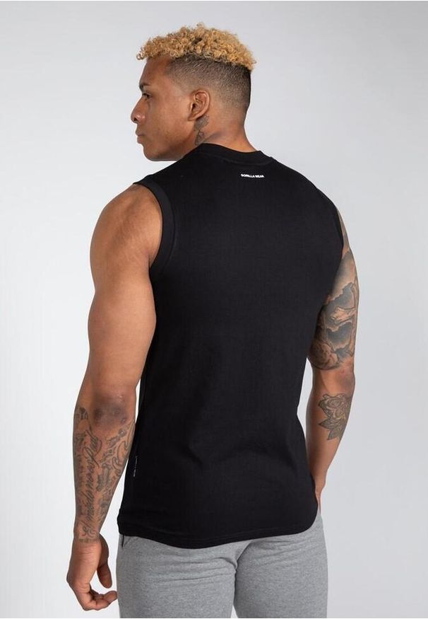 GORILLA WEAR - Sorrento Sleeveless Koszulka - Czarny. Kolor: czarny