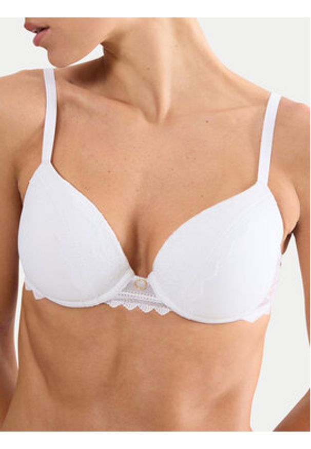 Triumph Biustonosz z fiszbiną Comfort Allure 10226435 Biały. Kolor: biały. Materiał: syntetyk