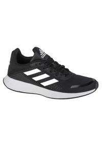 Adidas - Buty adidas Duramo Sl M H04628 czarne. Kolor: czarny. Materiał: guma. Szerokość cholewki: normalna. Model: Adidas Cloudfoam. Sport: fitness