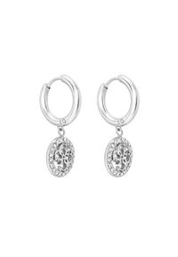 Guess Kolczyki JUBE02 135JW Srebrny. Materiał: metalowe. Kolor: srebrny #1