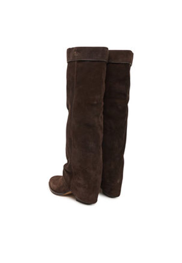 Nokwol Kozaki Weather Brązowy. Kolor: brązowy. Materiał: skóra