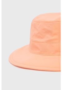 columbia - Columbia kapelusz kolor pomarańczowy. Kolor: pomarańczowy. Materiał: włókno, materiał. Wzór: ze splotem #4