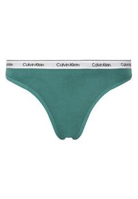 Calvin Klein Underwear Komplet 5 par stringów 000QD5221E Kolorowy. Materiał: bawełna. Wzór: kolorowy #12