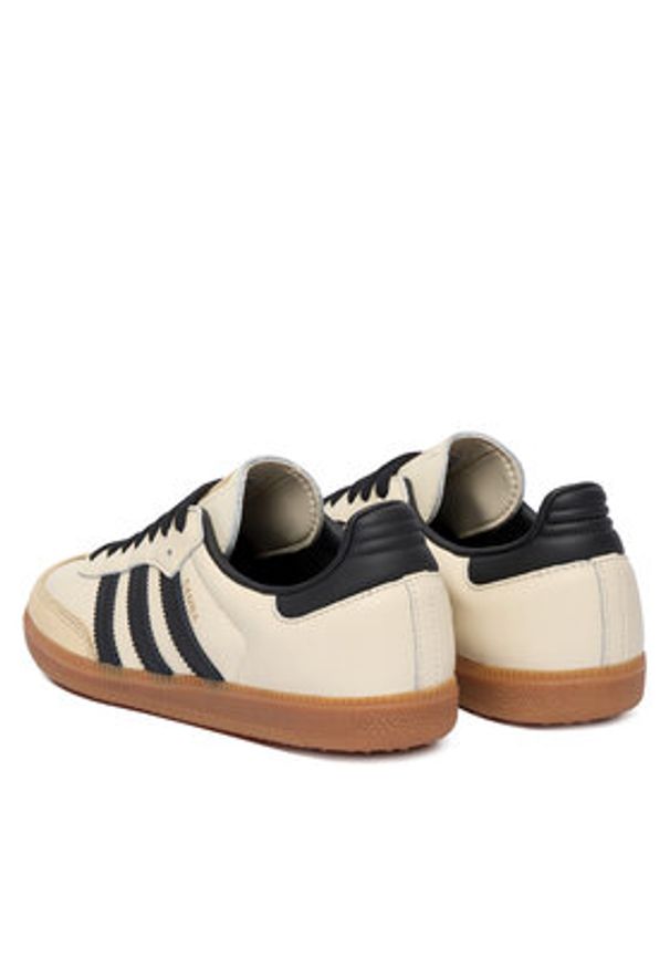 Adidas - adidas Sneakersy Samba Og ID0478 Beżowy. Kolor: beżowy. Materiał: skóra