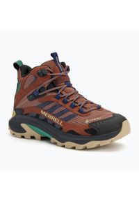 Buty turystyczne męskie Merrell Moab Speed 2 Mid GTX. Kolor: czarny. Sport: turystyka piesza #1