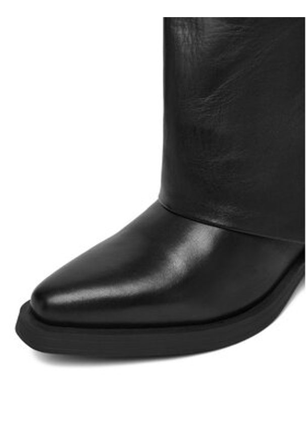 G-Star RAW - G-Star Raw Kozaki EO-YUKI-25FW65 Czarny. Kolor: czarny. Materiał: skóra