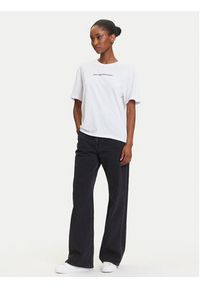 Karl Lagerfeld Jeans T-Shirt A3W17039 Biały Regular Fit. Kolor: biały. Materiał: syntetyk, bawełna