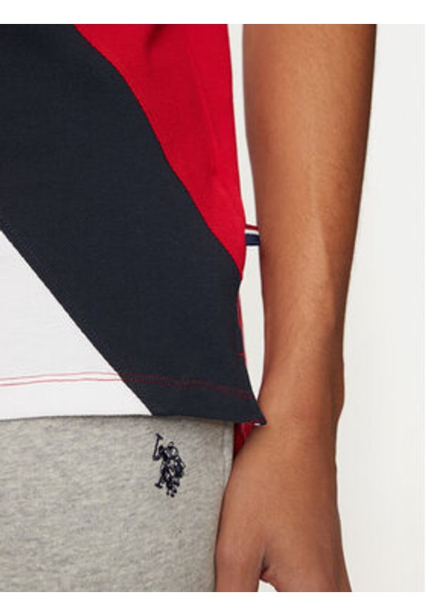 U.S. Polo Assn. Polo MUP3628 Kolorowy Regular Fit. Typ kołnierza: polo. Materiał: bawełna. Wzór: kolorowy