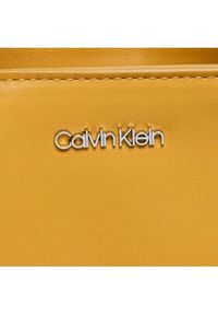 Calvin Klein Torebka Ck Must Mini Tote K60K610207 Żółty. Kolor: żółty. Materiał: skórzane #3