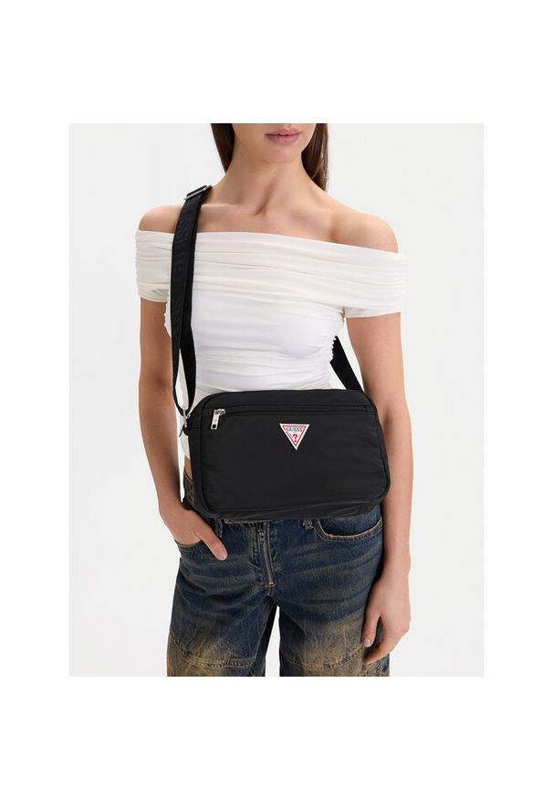 Torebka Guess Jeans. Kolor: czarny