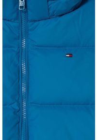 TOMMY HILFIGER - Tommy Hilfiger kurtka puchowa dziecięca kolor niebieski. Okazja: na co dzień. Kolor: niebieski. Materiał: puch. Styl: casual #3