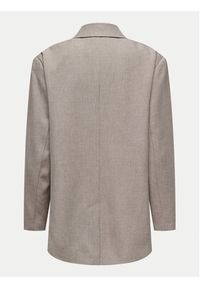 only - ONLY Marynarka Linda 15328158 Beżowy Oversize. Kolor: beżowy. Materiał: syntetyk #5