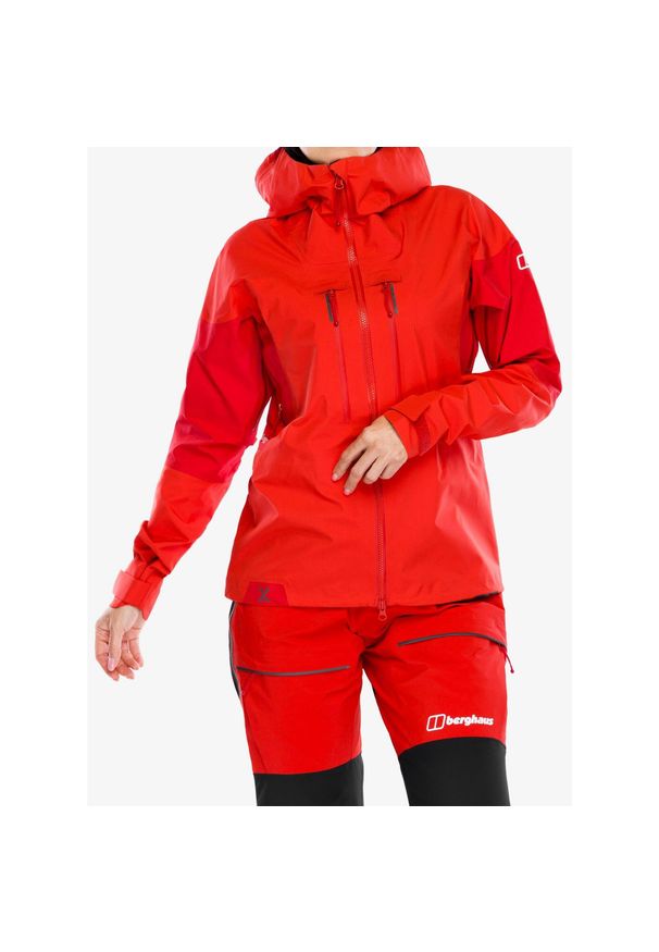 Kurtka z membraną damska Berghaus MTN Guide Alpine Pro Jacket. Kolor: czerwony