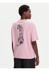 Adidas - adidas T-Shirt Animal Graphic JV8532 Różowy Loose Fit. Kolor: różowy. Materiał: bawełna #3