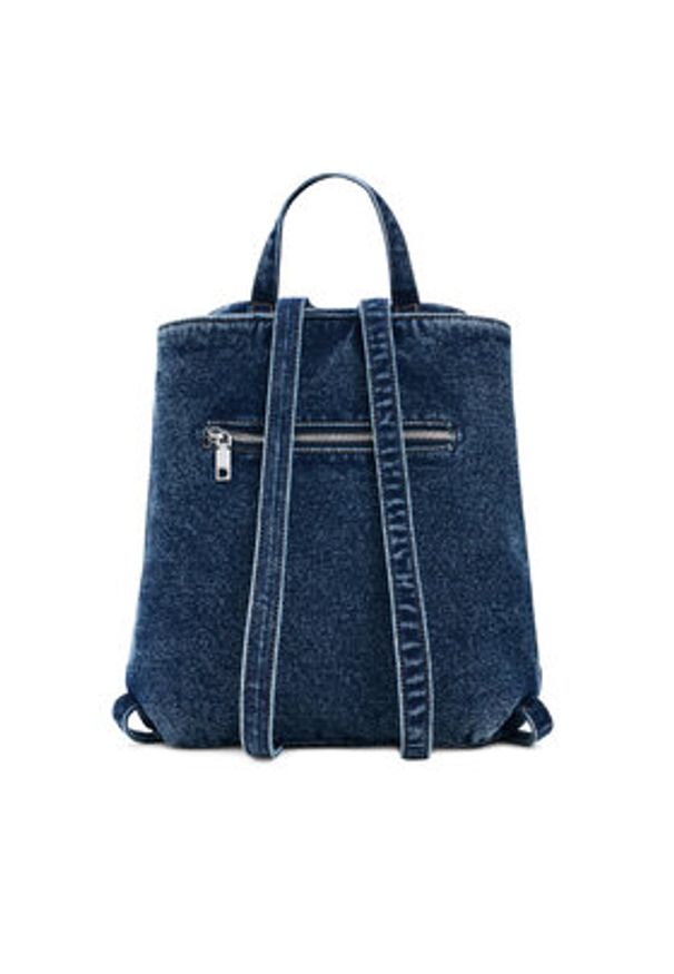 Desigual Plecak 26SAKD03 Niebieski. Kolor: niebieski. Materiał: materiał