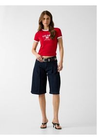 Guess Jeans T-Shirt 183096 Czerwony Classic Fit. Kolor: czerwony #4
