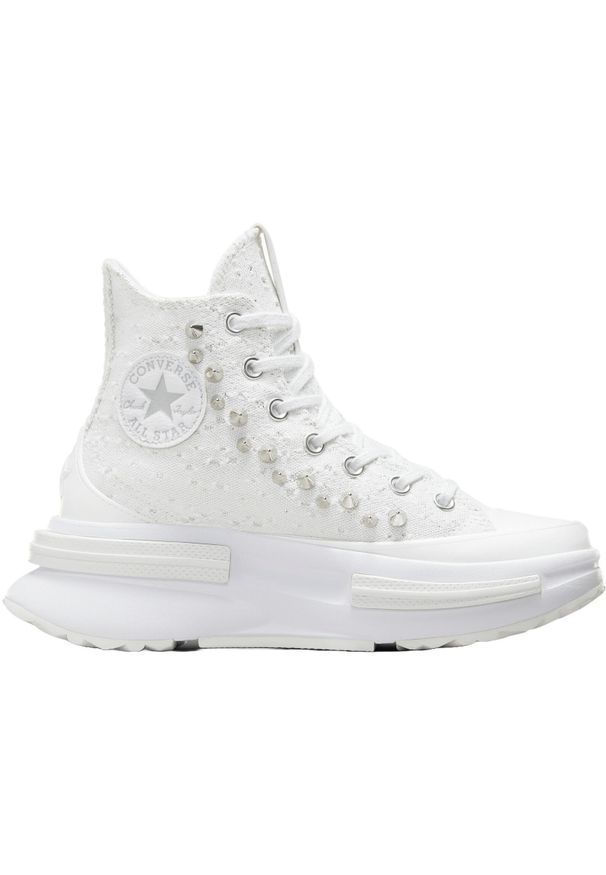 Trampki Converse Run Star Legacy Cx Platform Studded, Kobiety. Kolor: biały. Materiał: materiał. Obcas: na platformie. Sport: bieganie