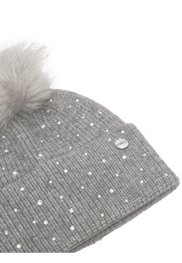 Guess Czapka AW5213 POL01 Szary. Kolor: szary. Materiał: materiał