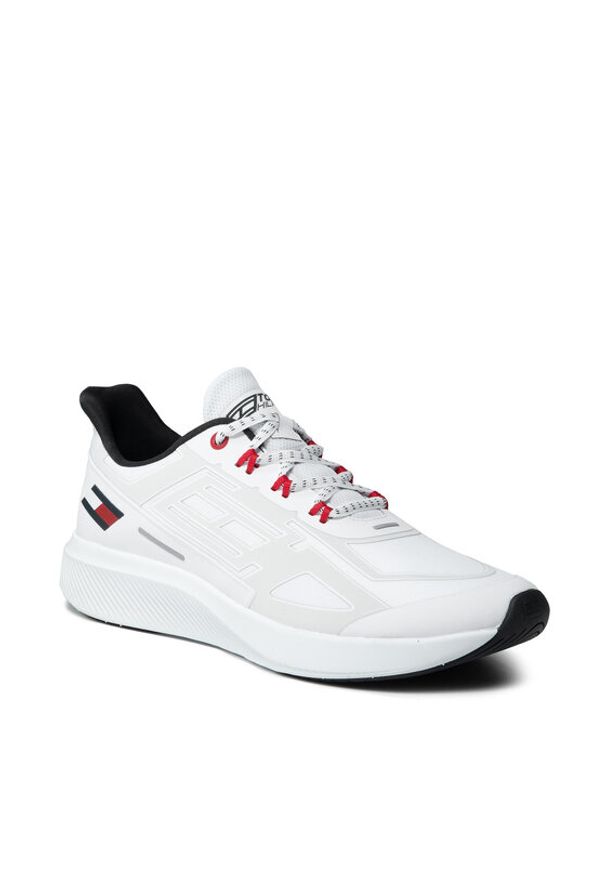 TOMMY HILFIGER - Tommy Hilfiger Sneakersy Ts Pro 2 FD0FD00030 Biały. Kolor: biały. Materiał: materiał