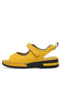 Rieker Sandały V59Q4-68 Żółty. Kolor: żółty. Materiał: syntetyk #3