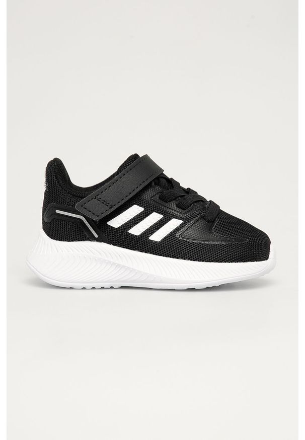 Adidas - adidas - Buty dziecięce Runfalcon 2.0. Nosek buta: okrągły. Zapięcie: rzepy. Kolor: czarny. Materiał: syntetyk, materiał, skóra ekologiczna, guma. Szerokość cholewki: normalna