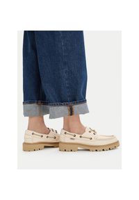 Sneakersy Clarks. Kolor: kremowy #1