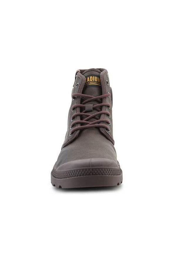 Buty do chodzenia unisex Palladium Pampa Hi Coated. Zapięcie: sznurówki. Kolor: brązowy. Materiał: guma, syntetyk, tkanina, materiał. Szerokość cholewki: normalna. Sport: turystyka piesza