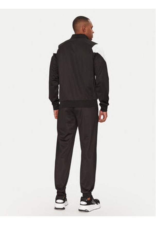 EA7 Emporio Armani Dres 7M000275 AF12449 UC001 Czarny Regular Fit. Kolor: czarny. Materiał: syntetyk, bawełna