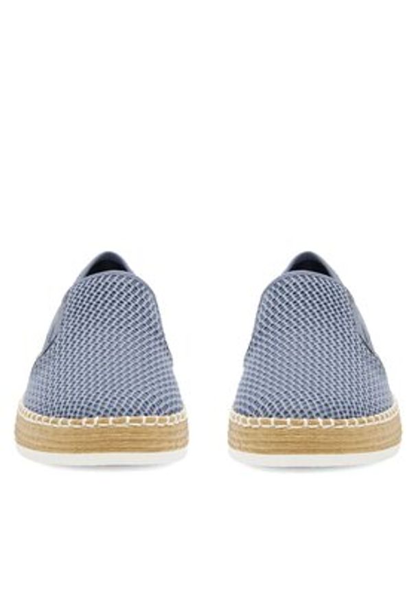 Rieker Espadryle L7873-12 Niebieski. Kolor: niebieski. Materiał: materiał