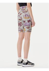 Adidas - adidas Kolarki Farm Bike JM8345 Szary Slim Fit. Kolor: szary. Materiał: bawełna #4