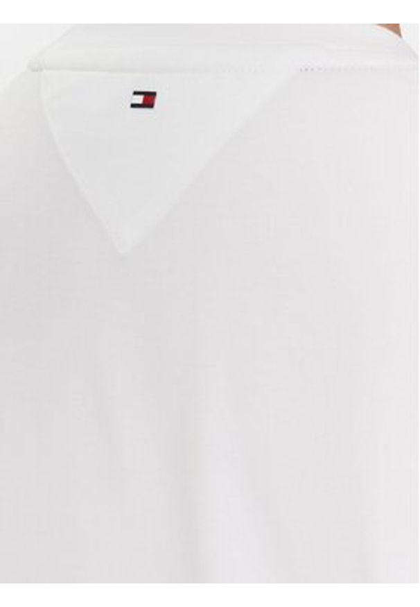 TOMMY HILFIGER - Tommy Hilfiger T-Shirt Big Graphic MW0MW34204 Biały Regular Fit. Kolor: biały. Materiał: bawełna