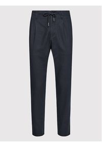 Only & Sons Spodnie materiałowe Leo 22013002 Granatowy Regular Fit. Kolor: niebieski. Materiał: bawełna