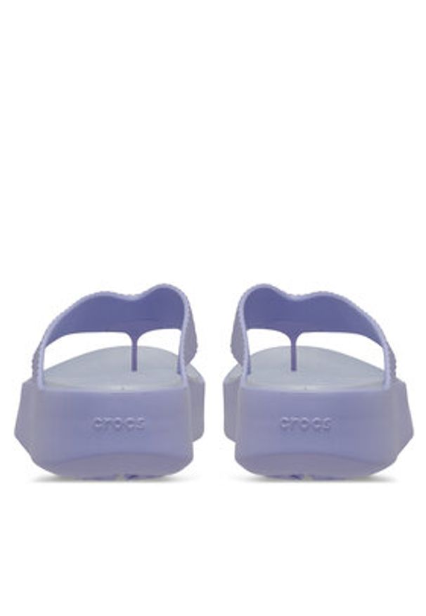 Crocs Japonki Getaway Groove Platform Flip 210700 Fioletowy. Kolor: fioletowy. Obcas: na platformie