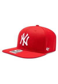 47 Brand Czapka z daszkiem MLB New York Yankees No Shot '47 Captain B-NSHOT17WBP-RD Czerwony. Kolor: czerwony. Materiał: materiał #1