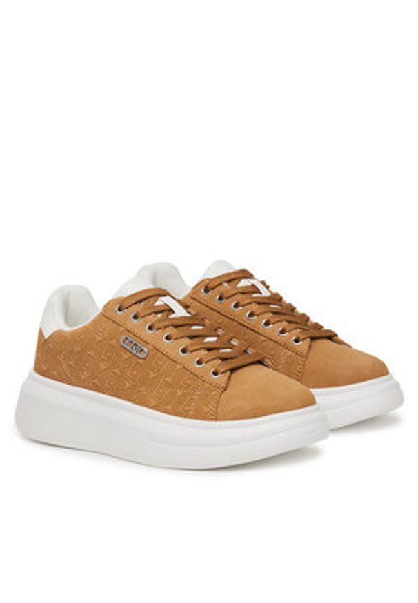 Liu Jo Sneakersy Babol 01 4A5737 TX098 Brązowy. Kolor: brązowy. Materiał: skóra