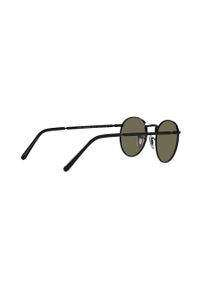 Ray-Ban okulary przeciwsłoneczne New Round 0RB3637.002/G147 kolor czarny. Kształt: okrągłe. Kolor: czarny #5