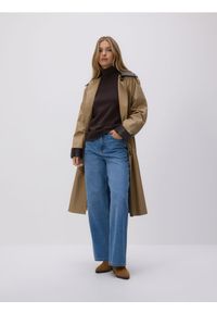 Reserved - Jeansy wide leg z wysokim stanem - niebieski. Stan: podwyższony. Kolor: niebieski. Materiał: jeans #1