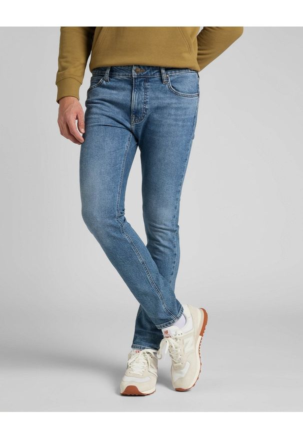 Lee - LEE MALONE MĘSKIE SPODNIE JEANSOWE SMOKEY INDIGO L736BKDG. Sezon: lato