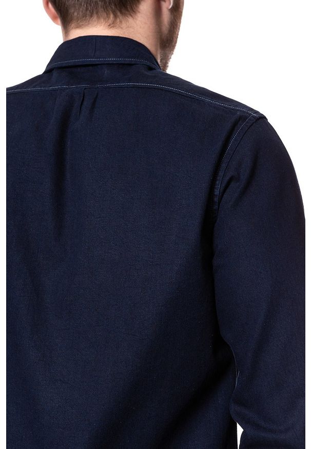 Lee - LEE BUTTON DOWN CLEAN BLUE L880FTQP 112123087. Typ kołnierza: button down. Materiał: jeans