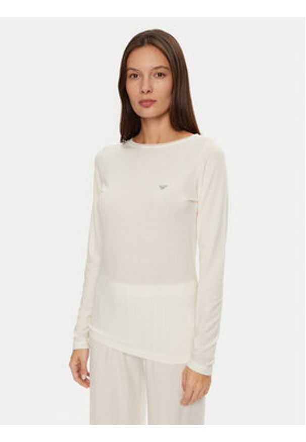 Emporio Armani Underwear Piżama 164790 4F224 92810 Écru Regular Fit. Materiał: lyocell