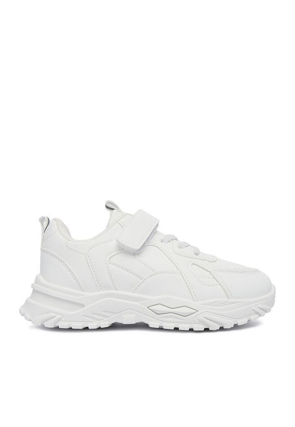 Sneakersy DeeZee. Kolor: biały